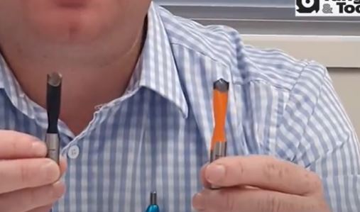 How do I tell whether my Boring Bits are Right hand or left hand Rotation?