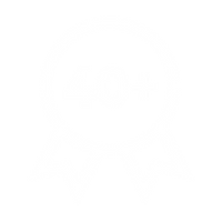 40+ Years- White.png__PID:1ab04df7-9a49-457b-8bff-47f67b6dab72