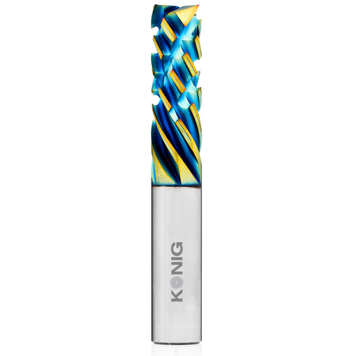 Solid Tungsten Blue Mamba Compression Cutter - 3+6 Flute - tungstenandtool nz