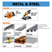 Industrial Dry Cut Sawblade for Metal and Steel - tungstenandtool nz