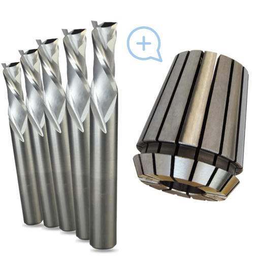 Our comprehensive MDF cutter pack is the ultimate solution for any CNC operators seeking to enhance their performance, achieve superior results, and ensure maximum accuracy & consistency.