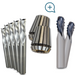 Our best selling MDF & Plywood cutter pack. Every professional working with MDF and Plywood products requires a selection of the best, finest and most popular cutters and collets. Save $251 today.