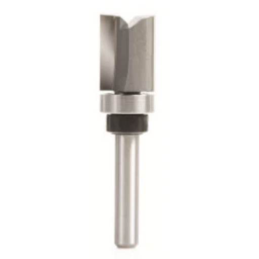 Ideal for inverted flush trimming when routing with workpiece between template and router.