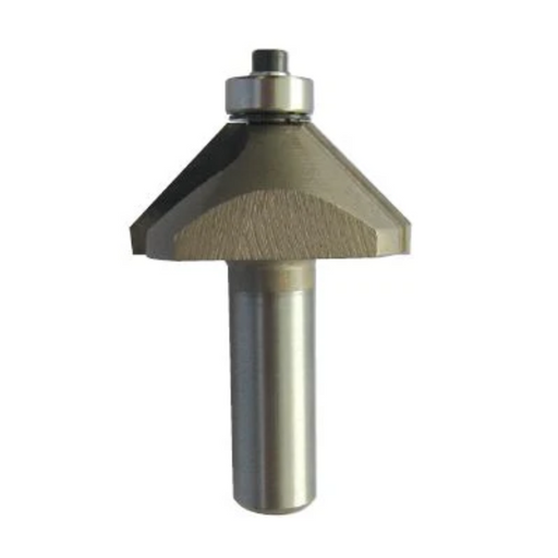 Tungsten Tipped Chamfering Router Bit - 2 Flute - 1/4" Shank - tungstenandtool nz