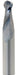 TC Spiral Upcut Ballnose Cutter - tungstenandtool