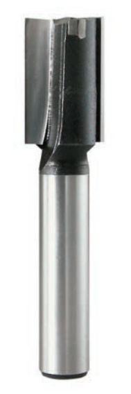 Tungsten Tipped Straight Plunge Router Bit - 2 Flute - 1/2" Shank - tungstenandtool