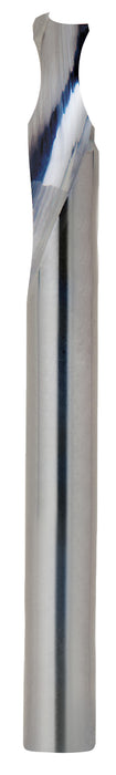 TC Single Flute Spiral O Flute Edge Rounding Cutter  1/4" Dia