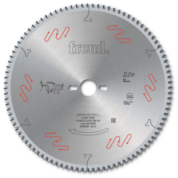 These Freud premium low-noise industrial saw blades are suitable for various material thicknesses (2-5 mm). Triple chip teeth with negative hook make sawing a breeze - tungstenandtool nz