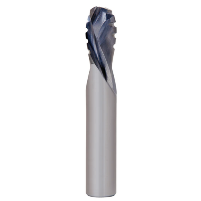 Solid Tungsten Chipbreaker Compression Cutter - 2 Flute - tungstenandtool