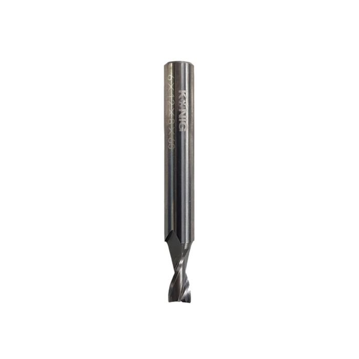 Solid Tungsten Upcut Slow Helix Spiral Milling Cutter - 2 Flute - for Marine Aluminium