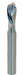 Solid Tungsten Dual Core Compression Cutter - 2 Flute - tungstenandtool
