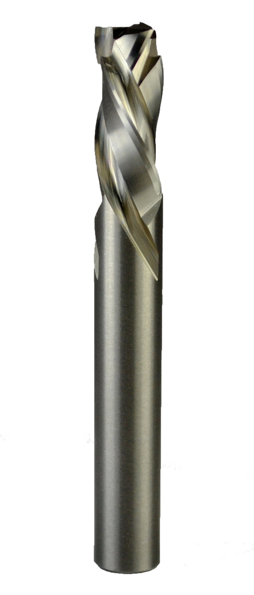 Solid Tungsten Dual Core Compression Cutter - 3 Flute - tungstenandtool