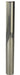 Solid Tungsten V Flute Straight Cutter - 2 Flute - Metric Range - tungstenandtool