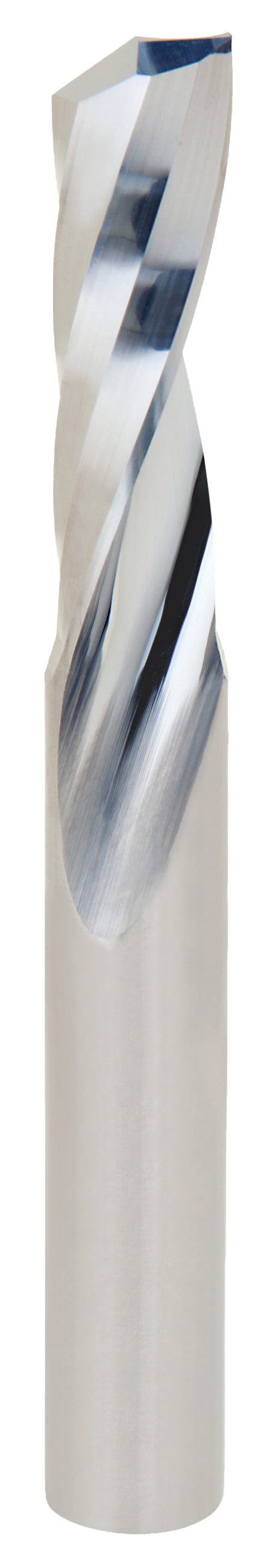 Solid Tungsten O Flute Upcut Spiral Cutter for Soft Plastic - Single Flute - Imperial Range - tungstenandtool