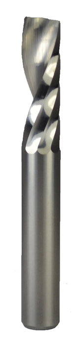 Solid Tungsten O Flute Upcut Spiral Cutter for Acrylic - Single Flute - Imperial Range - tungstenandtool