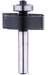 Tungsten Tipped Rebating Router Bit - 2 Flute - 1/2" Shank - tungstenandtool