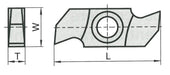 Replaceable Tungsten Grooving Knives - tungstenandtool